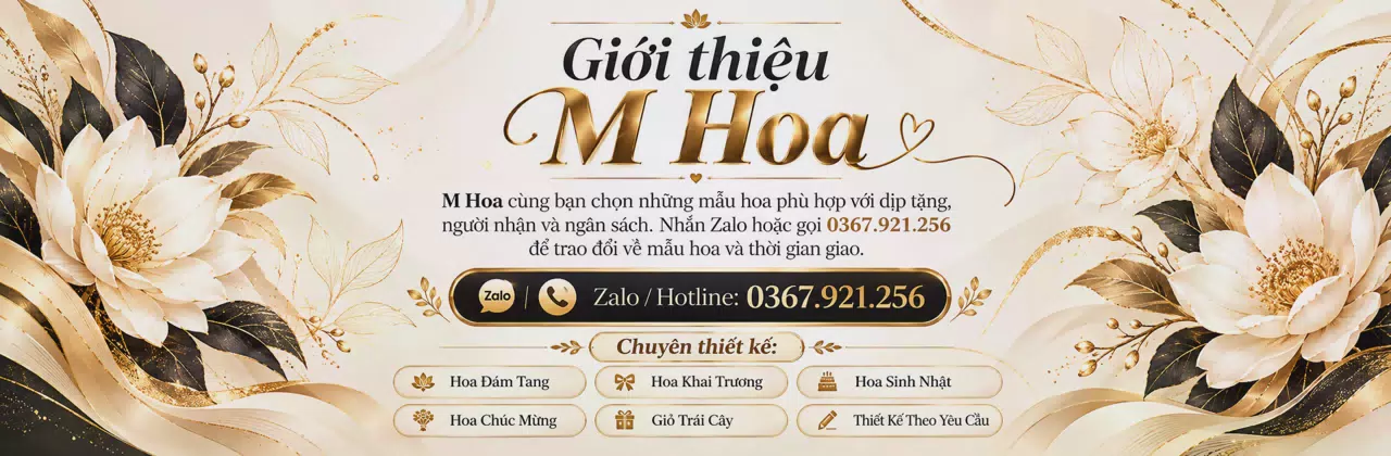 Ảnh bìa Shop hoa tươi Xã Sóc Sơn Hà Nội - Thêm sắc hoa cho ngày vui